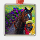 Winnaars Cirkel 2 Metalen Ornament (Voorkant)