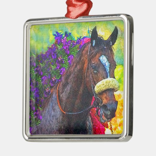 Winnaars Cirkel 2 Metalen Ornament (Links)