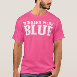 Winnaars Draag Blue Spirit Draag Team Game Kleur O T-shirt