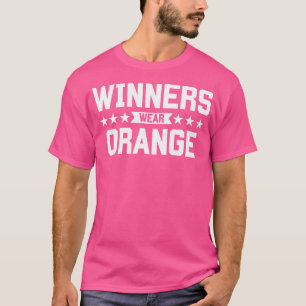 Winnaars Draag Oranje zomerkamp teamwinnaars T-shirt