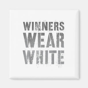 Winnaars Draag Witte Competitie Oorlogsspel Su Magneet