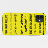 Winnaars geven nooit op iPhone 5 Hoesje (Achterkant (horizontaal))