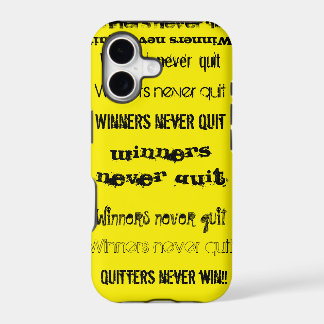 Winnaars geven nooit op iPhone 5 Hoesje