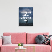 Winnaars houden niet op Citaat Canvas Afdruk (Insitu (Woonkamer))