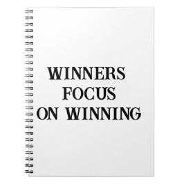 Winnaars richten zich op Winning Journal voor Gedr Notitieboek