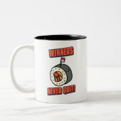 Winnaars stoppen nooit met Mok (Links)