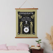 Winnaars van de Salsa Dance Competition Hangend Wandkleed (Slaapkamer)