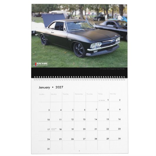 Winnaars van het Corvair Forum van de Grote Muur Kalender (Jan 2027)