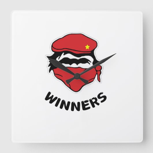 Winnaars Vierkante Klok (Voorkant)