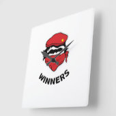 Winnaars Vierkante Klok (Hoek)