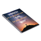 Winnaars zijn geen mensen die nooit falen notitieboek (Rechterzijde)