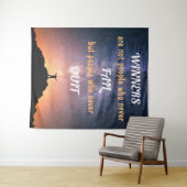 Winnaars zijn geen mensen die nooit falen wandkleed (In Situ (horizontaal))