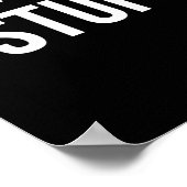 Winnaars zullen nooit ophouden - Grappig Motivatie Poster (Hoek)