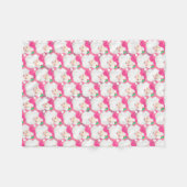 winnares santa retro kerst fleece deken (Voorkant (Horizontaal))