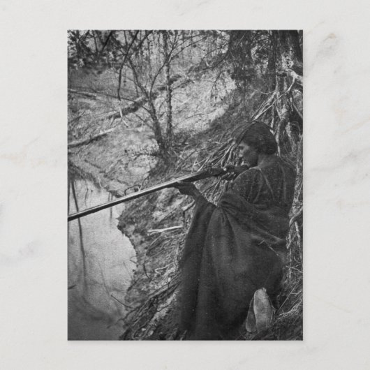 Winnebago Indische opperbevelhebber Euck Hunting G Briefkaart (Voorkant)