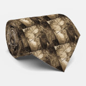 Winnebago Indische opperbevelhebber Euck Hunting Stropdas (Opgerold)