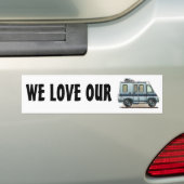Winnebago Lasharo Camper RV Bumpersticker (Op auto)