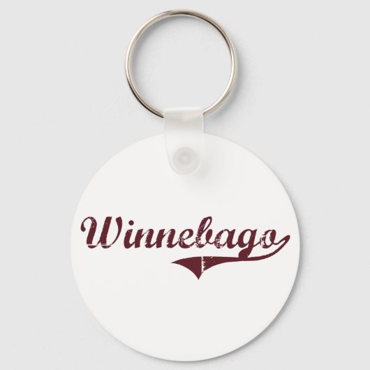 Winnebago Minnesota Classic Design Sleutelhanger (Voorkant)