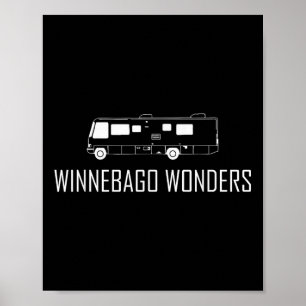 Winnebago Wonders T-shirt Camper T-shirt Grappige Poster