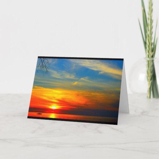 Winnebago Zonneset Elke Occasiekaart Kaart (Voorkant)