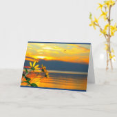 Winnebago Zonneset Elke Occasiekaart Kaart (Gele Bloem)