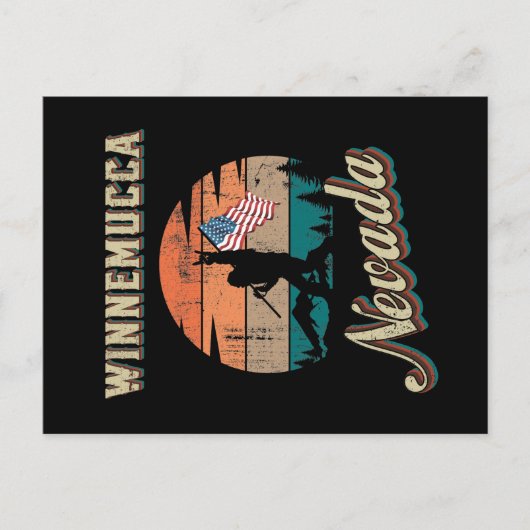 Winnemucca Nevada Briefkaart (Voorkant)