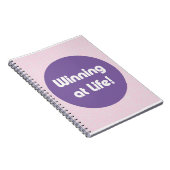 Winnen bij Life Typography Notitieboek (Rechterzijde)