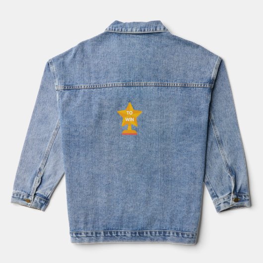winnen denim jacket (Achterkant)
