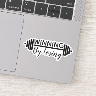 Winnen Door Verliezen - Oefening - Gewicht Hef Sticker