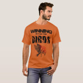 Winnen is voor de Vogels retro T-shirt (Voorkant volledig)