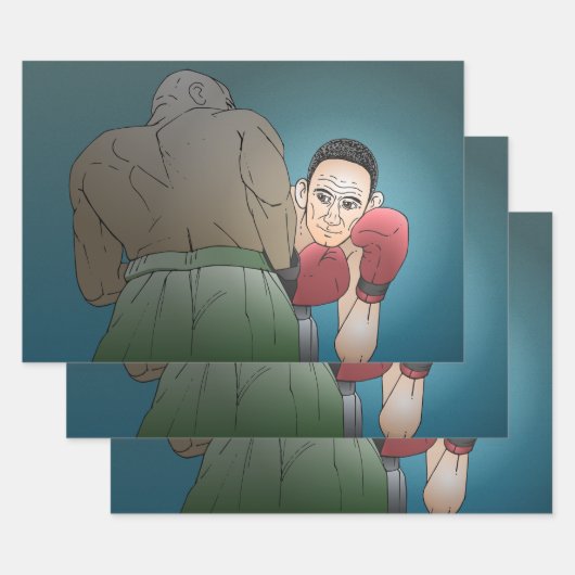 Winnen of verliezen inpakpapier vel (Set)