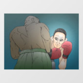 Winnen of verliezen raamsticker (Vel)