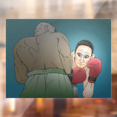 Winnen of verliezen raamsticker (Vel 2)