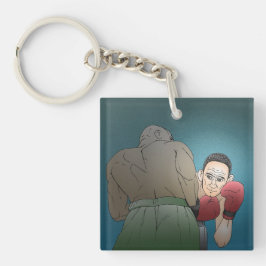 Winnen of verliezen sleutelhanger