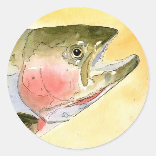 Winnend kunstwerk van C. Collingsworth, Graad 5 Ronde Sticker (Voorkant)