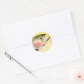Winnend kunstwerk van C. Collingsworth, Graad 5 Ronde Sticker (Envelop)