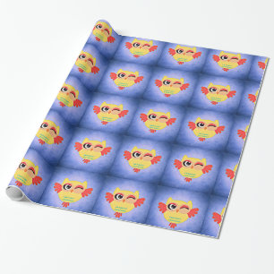 Winnend Owl Cadeaupapier