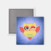 Winnend Owl Magneet (Voorkant / Achterkant)
