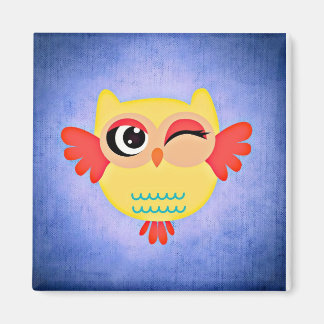 Winnend Owl Magneet