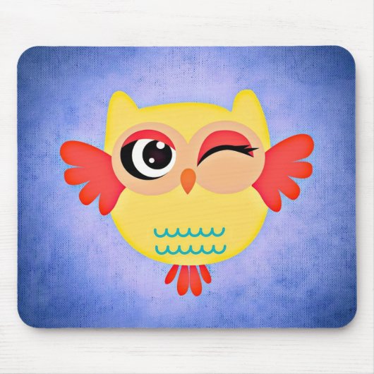 Winnend Owl Muismat (Voorkant)