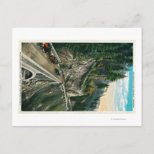 Winnend round the West End of Shepperd's Dell Briefkaart (Voorkant)