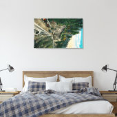 Winnend round the West End of Shepperd's Dell Canvas Afdruk (Insitu (Slaapkamer))