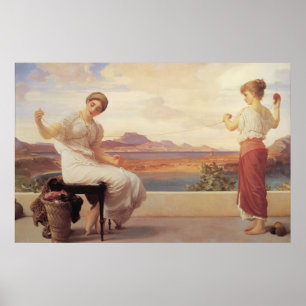 Winnend the Skein - Lord Frederic Leighton Poster