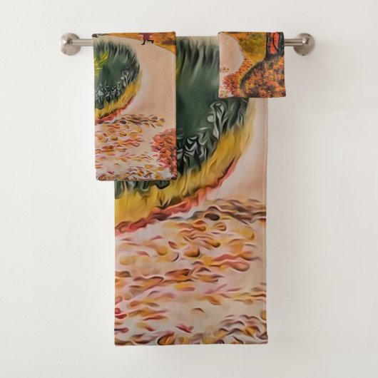 Winnende bosweg bad handdoek (Insitu)