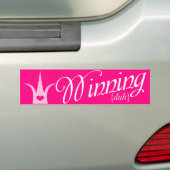 Winnende Bumpersticker (Op auto)