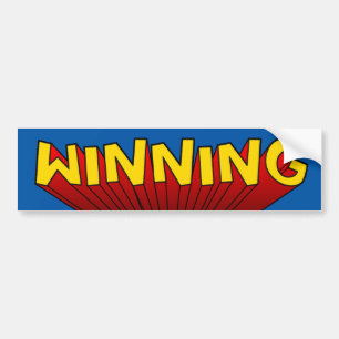 Winnende Bumpersticker