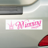 Winnende Bumpersticker (Op auto)
