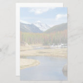 Winnende Colorado met bergen en pijnbomen Briefpapier (Voorkant / Achterkant)