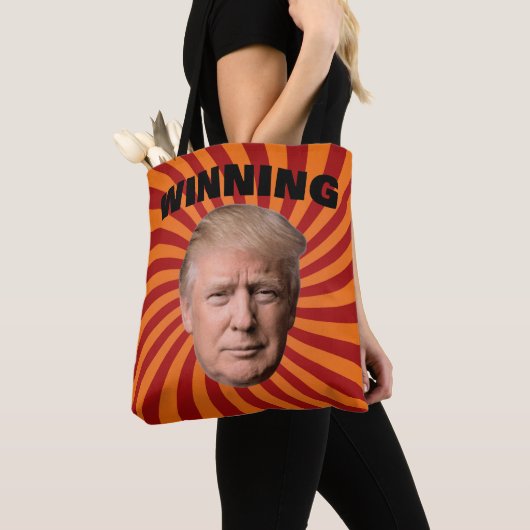 WINNENDE DONALD TRUMP Tote Bag (Dichtbij)