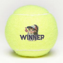 winnende fan sporten dall tennisballen